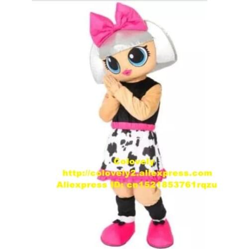 Doll Girl Mascot Costume Adult Cartoon Character Outfit Suit Artistic Performance Business-starting Ceremony cx2059