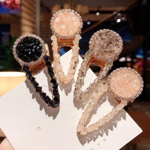 Fashion Crystal Fantasy starry sky Hair Claw Girls Hairpins Chic Hair Crab Women Hair Accessories Barrettes Headwear