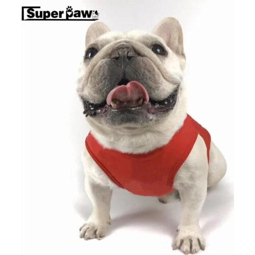 Fashion Pet Dog Summer Cooling Vest T-shirt Clothes For Small Medium Dogs French Bulldog Pomeranian Pug Corgi Dropshipping ZLC18