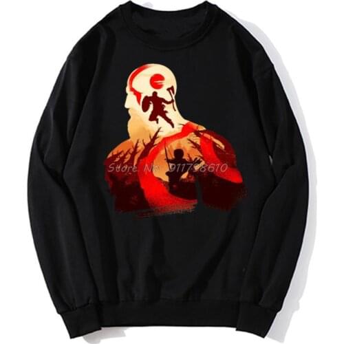 Men Hoodie God Of War Kratos Gamer hoodies Father And Son Adventure Space X Awesome Designer Spring Autumn Sweater
