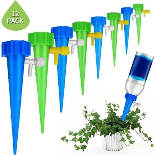 12pcs Automatic Watering Garden Supplies Irrigation Kits System Houseplant Spikes For Gardening Plant Potted Energy Saving
