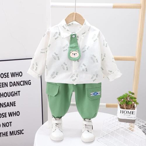 New Fashion Spring Autumn Kids Cloth Baby Cartoon Full Printe Clothing Suits Boys Thick T-shirt+Pants Outfits 2pcs/set Tracksuit
