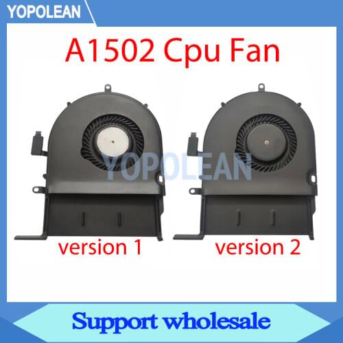 Original A1502 Cpu cooling fan for Apple Macbook pro retina a1502 ME864 ME865 ME866 2013 2014 2015 laptop cooling fan cooler