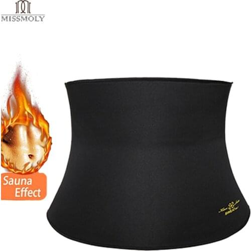 Miss Moly Waist Trainer Modeling Belt Neoprene Body Shaper Sweat Reductive Strip Tummy Slimming Fitness Shapewaer Cincher Corset