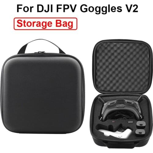 Storage Bag For FPV Combo Goggles V2 Portable Nylon PU Handbag Carrying Case Travel Protection For DJI FPV Glasses Accessories