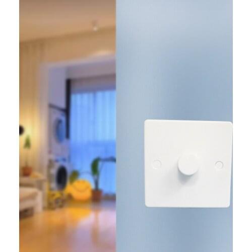 British Style Trailing Edge Dimmable Wall Recessed Mounting Dimmer Recessed for 5W-200W LED Lamp Filament Light