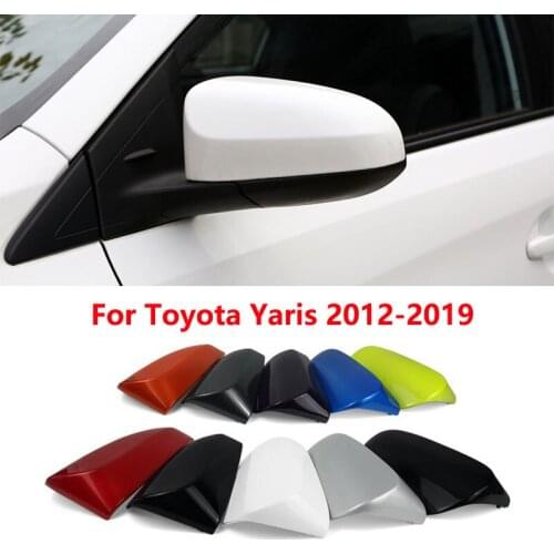 Exterior Wing Door Side Rear View Mirror Cover Shell Cap House Lid For Toyota Yaris 2012 2013 2014 2015 2016 2017 2018 2019
