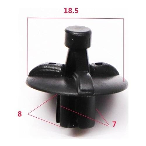 20Pcs Fit For Toyota Water Tank Guard Plate Clip Ventilation Cover Plate Plastic Push-type Fastener Windshield Cover Rivet