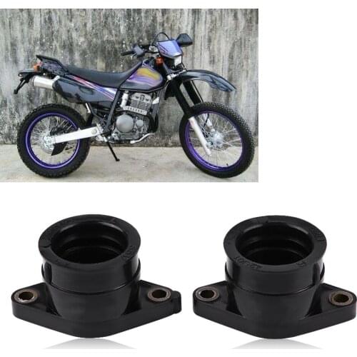2Psc Carburetor Carb Intake Manifold Boot Universal for Yamaha TT350 1986-1987 XT350 1985-2000 42U-13596-01-00 NEW