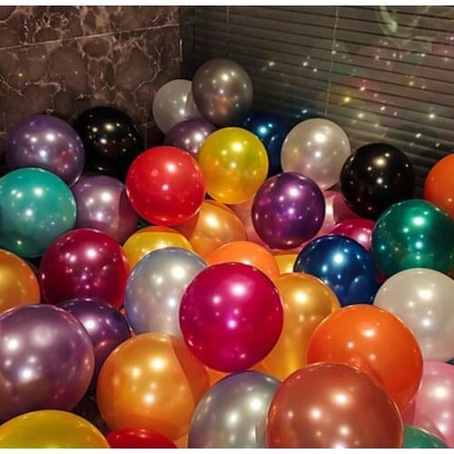3pcs Thick 10 inch Latex Balloon Package Wedding Arrangement Birthday Party Decoration Pearly Balloon
