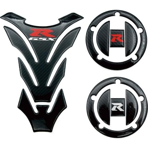 3D Carbon Fiber Decals Motorcycle Fuel Tank Cap Sticker For Suzuki GSXR 600 750 1000 1300 Ab Bird SV650 K1 K4 K5 K6 K7 K8 K9 K11