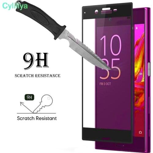 3D Tempered Glass For Sony Xperia XA XA1 XP X Compact XZ Premium XA-Ultra Curved edge Full Cover Transparent Screen Protector