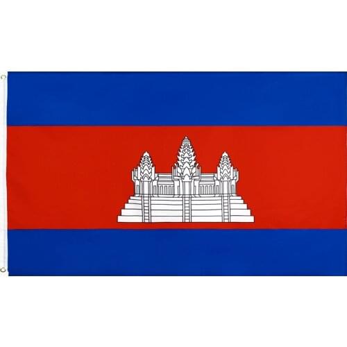 60x90cm/90x150cm Kingdom of Cambodia KHM Flag 2x3ft/3x5ft KH Banner