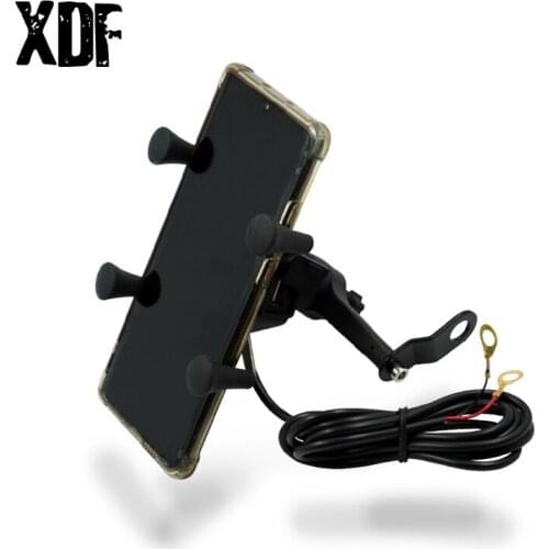 Motorcycle Bicycle Holder for iphone Huawei Samsung Xiaomi Mobile Phone Holder Bike Handlebar Rear Mirror Mount Stand Bracket