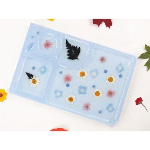 Rolling Cigarette Tray Crystal Epoxy Resin Mold Makeup Plate Ashtray Casting Silicone Mould DIY Crafts Home Decorations