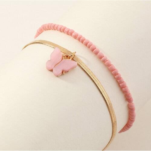 KANDRA CORK Pink Bracelets