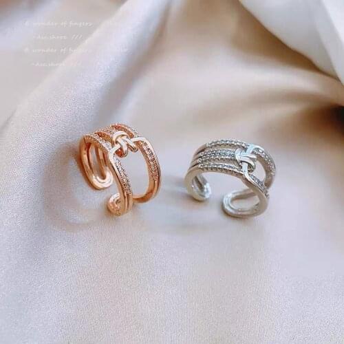 Classic Design Multi-Level Knot Modeling Open Rings Neo Goth Girls Finger Sexy Set Accessories Fashion Jewelry For Woman 2021