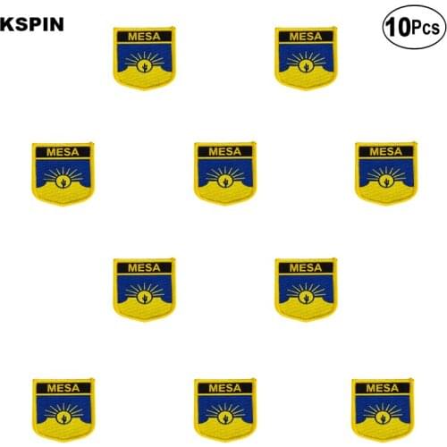 Mesa Flag Embroidery Patches Iron on Saw on Transfer patches Sewing Applications for Clothes in Home&Garden