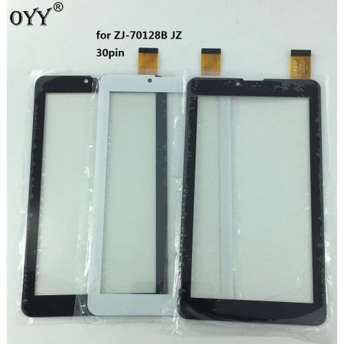 New 7'' inch Tablet PC Capacitive Touch screen digitizer panel ZJ-70128B JZ 30pin Cable Glass Sensor Replacement parts