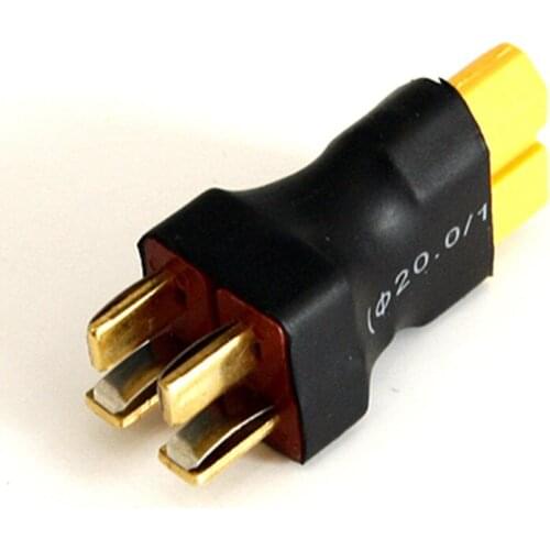 2PCS/Lot XT60 to T Plug Adapter Female XT60 to Male T Plug Parallel Connection Connector Plug Convert