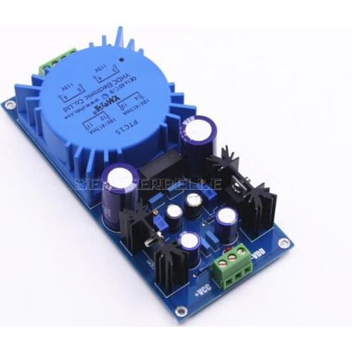 Assembled LM317 LM337 Transformer Output Adjustable Voltage Regulator Preamplifier Power Supply Board For Audio Amplifier