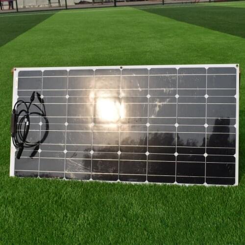 Solar Panel 100w 18V 12V Light weight Solar Panel Mono crystalline cells solar battery charger With