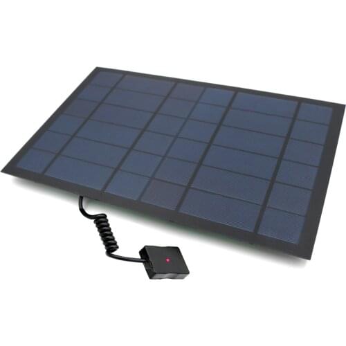 5V 6V Solar Panels 6W 10W Charger with USB Port Solar Battery Charger Power for Mobile Phones 5V USB