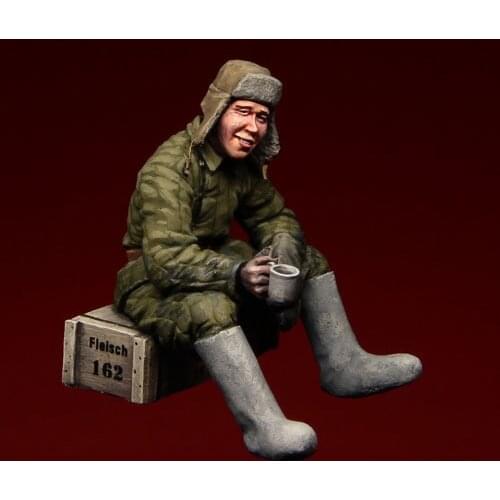 [tuskmodel] 1 35 scale resin model figures kit soviet t3053