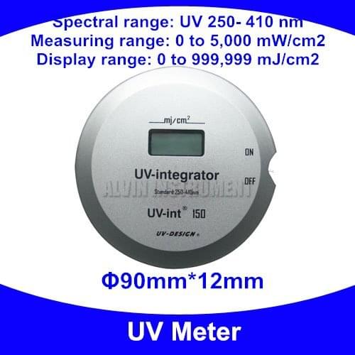 UV Meter UV integrator Radiometer UV tester detector monitor checker UV250- 410nm 0~5000mW/cm2 0~999999mJ/cm2 Free shipping