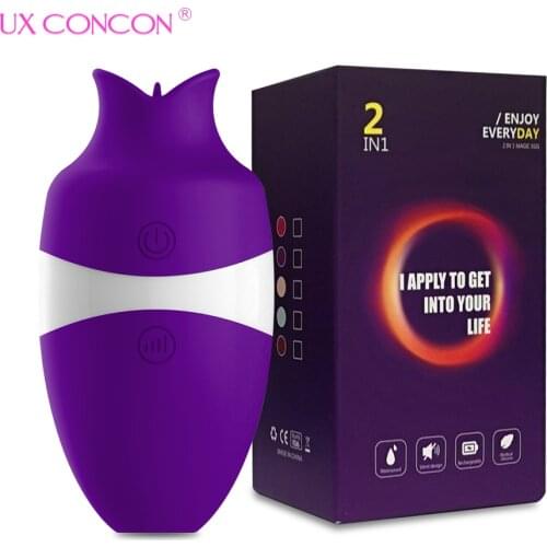Sucking Vibrator for Women Couples Clitoris Suction Tongue Orgasm Female Blow Job Clitoris Stimulator Pussy Licking Toy Powerful