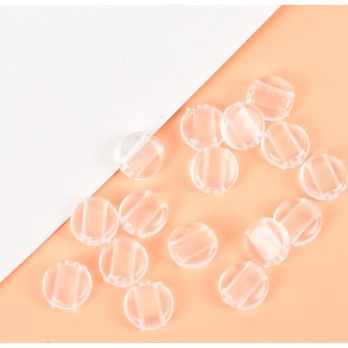 25PCS/50PCS/100PCS Adjustment Silicone Plug Ear Rope Anti-slip Buckle Drawstrings Elastic Cord Stopper Plastic for Sewing Crafts