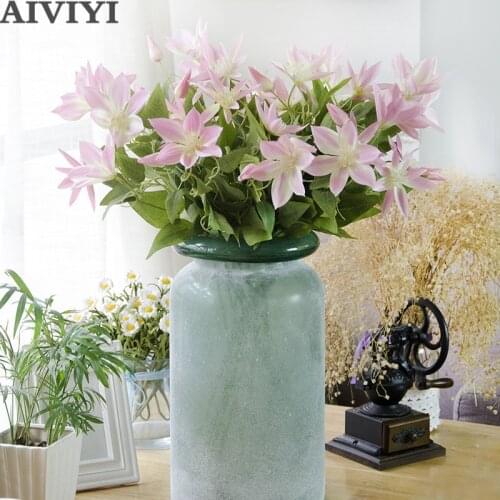 Trigeminal wire lotus Simulation Bouquet Home Office Garden Wedding Decoration Fake Flower