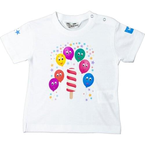 Camiseta Manga Corta para bebé de 12-18 Meses Unisex