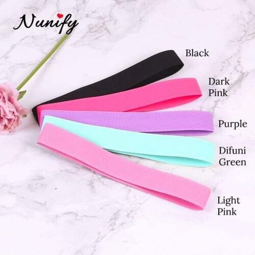 Nunify Black Nylon Adjustable Elastic Bands For Wigs 2.5/3/3.5Cm Making Wig Caps Hair Net Lace Net Sewing Rubber Wig Making