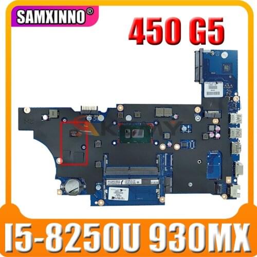 For HP ProBook 450 G5 470 G5 430 G5 Motherboard i5-8250U 930MX 2GB DA0X8CMB6E0 L00824-001 L00824-501 L00824-601 Tested working