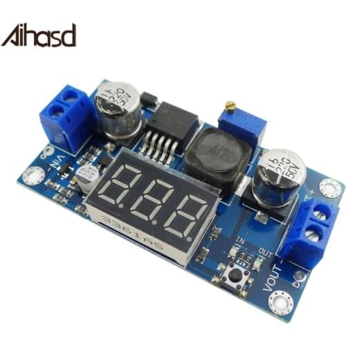LM2596 Buck Step-down Power Converter Module DC 4.0~40 to 1.3-37V LED Voltmeter