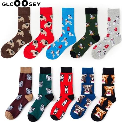 Funky Dog,Pet,Pug,Shiba Inu,Beagle,Buldog Socks Novelty Hosiery Women Ladies Socks Men Unisex Winter Cotton Happy Socks Female