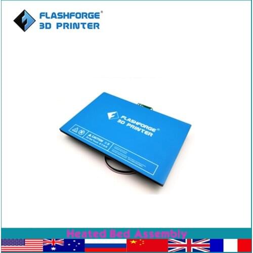 Flashforge Heated Bed Assembly for Creator Pro Creator Pro 2 Dreamer Dreamer NX Inventor Heating Building Plate 3d Printer Parts