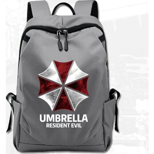 Grey backpack Umbrella Corporation daypack Blue Black schoolbag Game rucksack Satchel school bag Laptop day pack