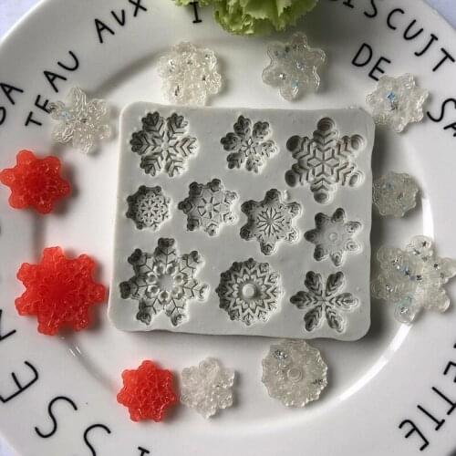 Snowflake Silicone Mold Mobile Phone mould Decoration DIY Mode XGY-22