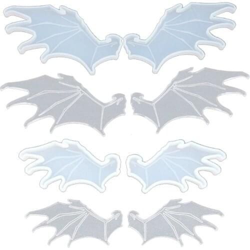 Cute Evil Angel Wings Pendant Silicone Resin Mold Earrings Necklace Resin Casting Mould Jewelry Making Tools Art Crafts