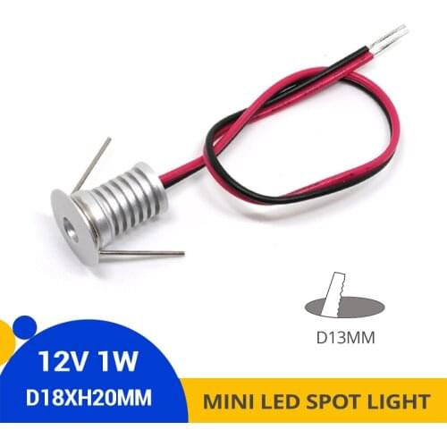 Super Mini Ceiling Light 12V 1W Multi-color LED Decor Spot Light Gallery Corridor Stairs Corner Recessed Small Lamp DHL Shipping