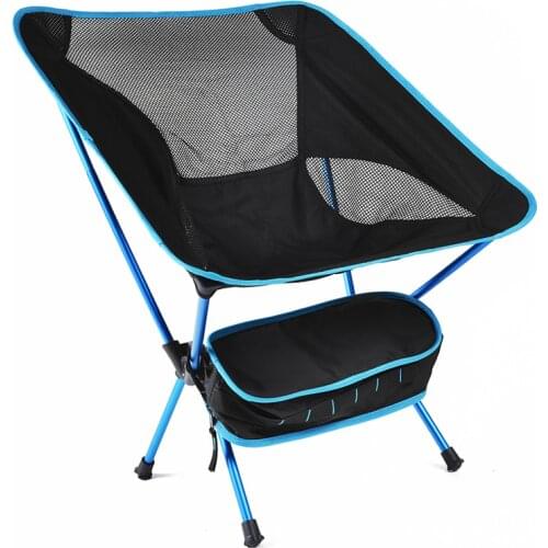 Ultra-light Folding Camping Chair, Portable Chair with Storage Bag for Outdoor, Travel, Beach, Picnic, Hiking, Backpacking