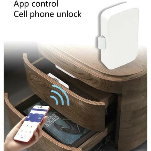 Smart Electric Bluetooth Cabinet Lock Battery Power Mobile App Control For Shoe Storage Cabinet Letter Box Door Furniture Drawer