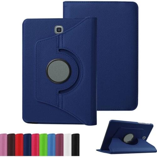 High Quality Rotary 360 Degree Rotating Folio Stand PU Leather Skin Case Cover For Samsung Galaxy Tab S2 8.0 T710 T715 Tablet