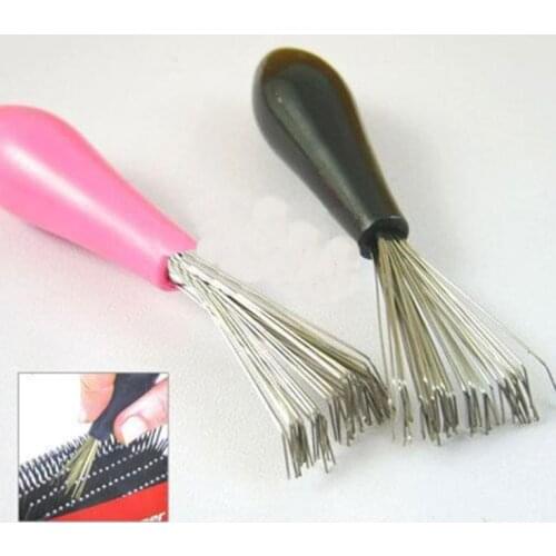 1PC Durable Mini Comb Hair Brush Cleaner Embeded Tools Salon Home Essential