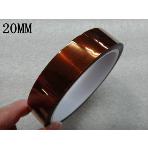 10PCS 20MM X33Meter Heat Resistant tape High Temperature Adhesive Insulation Tape