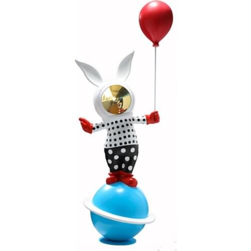 107CM Balloon Rabbit Art Statue Decor Modern Home Decoration Figurine Living Room Office Ornaments Nordic Home Decor Accessories