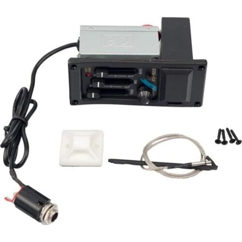 3 Band EQ Guitar Preamp Equalizer Piezo for Ovation OUD Acoustic Guitars EQ-505 Parts