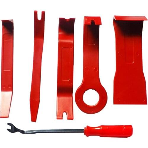 6Pcs Car Door Plastic Trim Panel Dash Installation Removal Pry Tools Kit